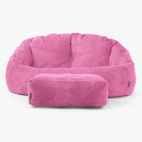 Divano a Sacco Bubble - Pompon Rosa 02