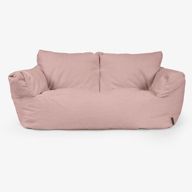 Divano a Sacco Josephine - Bouclé Rosa 01