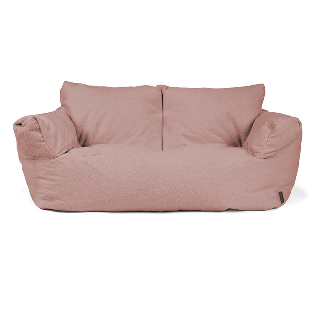 Divano a Sacco Josephine - Bouclé Rosa 01
