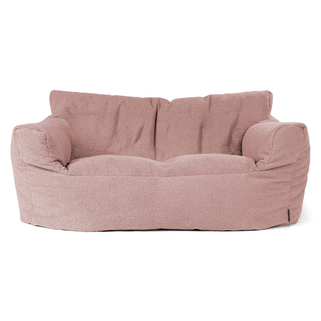 Divano a Sacco Josephine - Bouclé Rosa 01