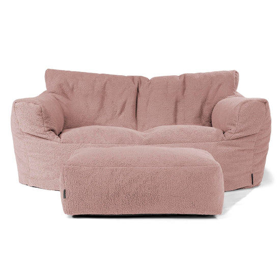 Divano a Sacco Josephine - Bouclé Rosa 02
