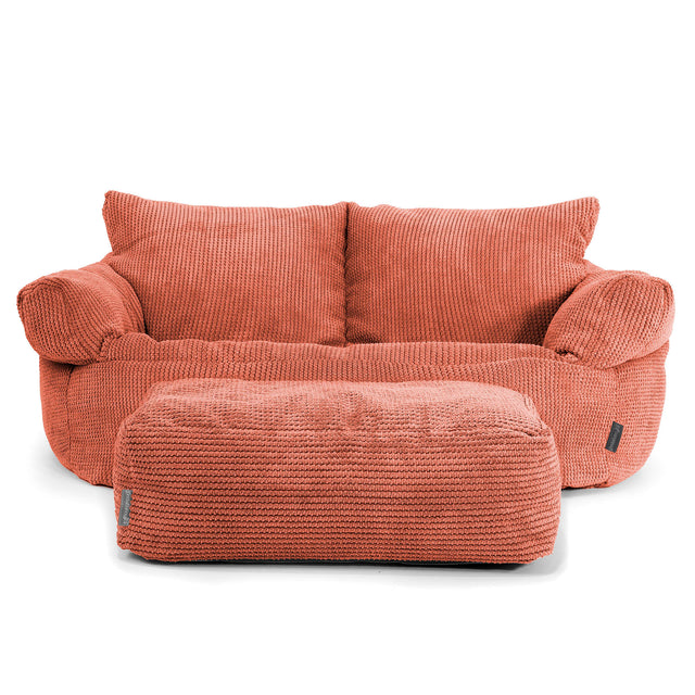 Divano a Sacco Josephine - Pompon Arancione Zucca 02