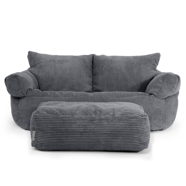 Divano a Sacco Josephine - Pompon Nero 02