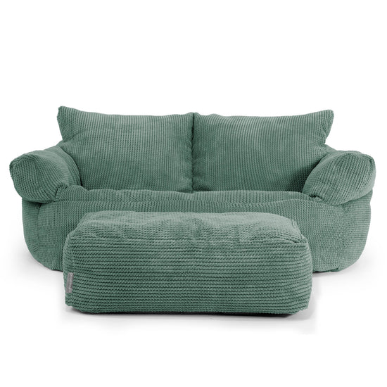 Divano a Sacco Josephine - Pompon Verde Muschio 02