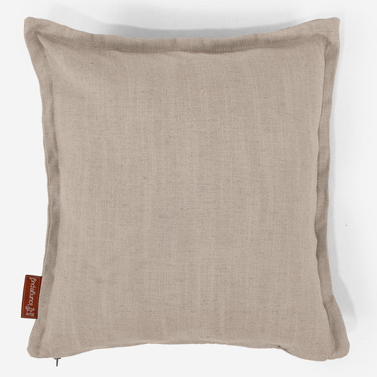 Fodera per Cuscino 47 x 47cm - Effetto Lino Crema 01