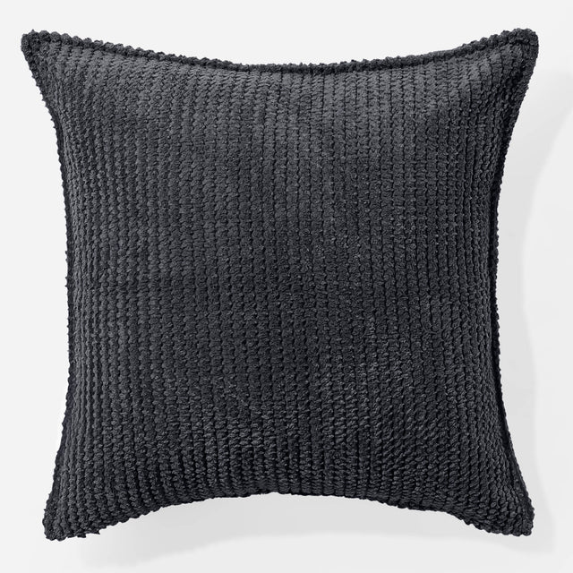 Fodera per Cuscino 47 x 47cm - Pompon Nero 01