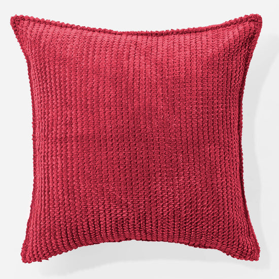 Fodera per Cuscino 47 x 47cm - Pompon Rosso pastello 01
