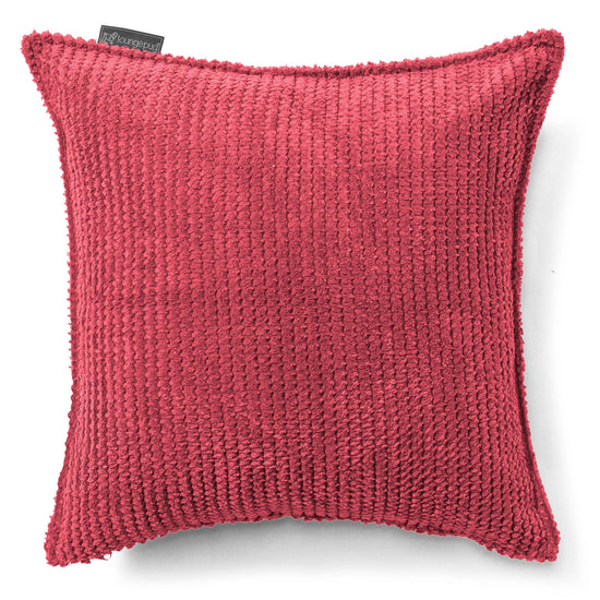 Fodera per Cuscino 47 x 47cm - Pompon Rosso pastello 01