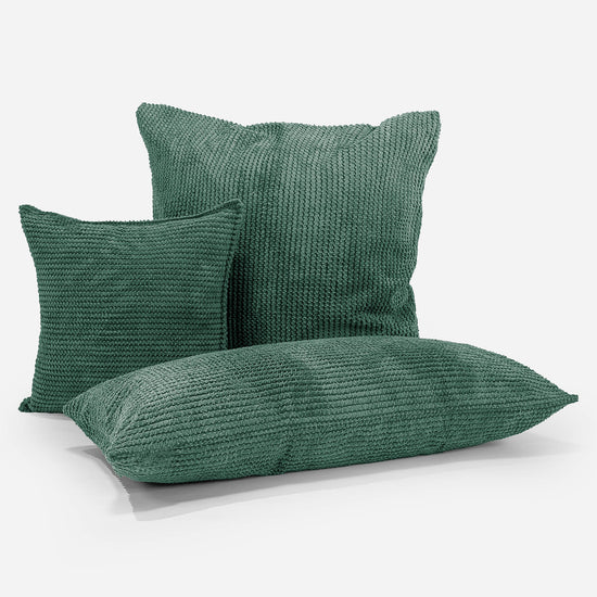 Fodera per Cuscino 47 x 47cm - Pompon Verde Muschio 04