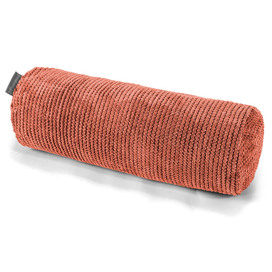 Fodera per Cuscino a Rullo 20 x 55cm - Pompon Arancione Zucca 01
