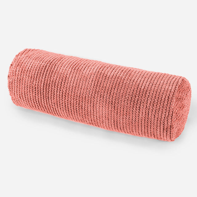 Fodera per Cuscino a Rullo 20 x 55cm - Pompon Arancione Zucca 01