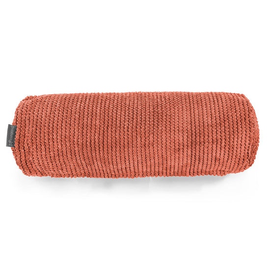 Fodera per Cuscino a Rullo 20 x 55cm - Pompon Arancione Zucca 02