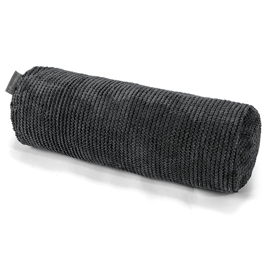 Fodera per Cuscino a Rullo 20 x 55cm - Pompon Nero 01