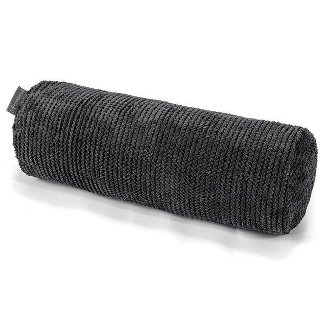 Fodera per Cuscino a Rullo 20 x 55cm - Pompon Nero 01