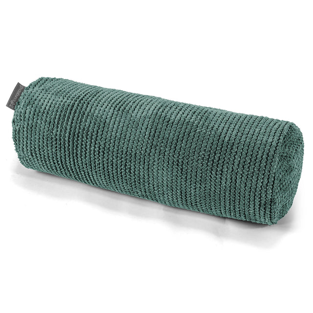 Fodera per Cuscino a Rullo 20 x 55cm - Pompon Verde Muschio 01