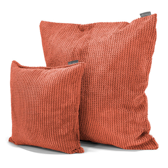 Fodera per Cuscino Gigante 70 x 70cm - Pompon Arancione Zucca 02