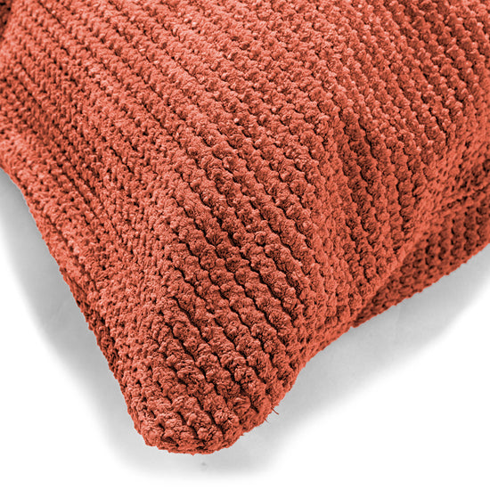 Fodera per Cuscino Gigante 70 x 70cm - Pompon Arancione Zucca 03