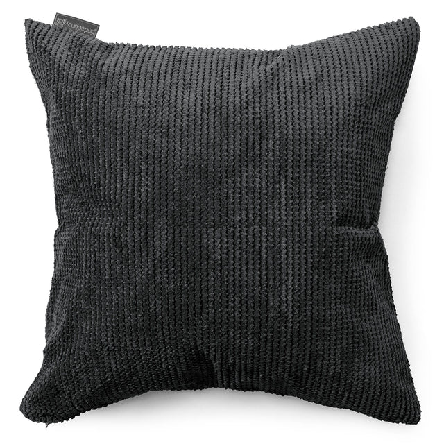 Fodera per Cuscino Gigante 70 x 70cm - Pompon Nero 01
