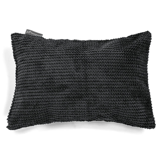 Fodera per Cuscino Rettangolare 35 x 50cm - Pompon Nero 01