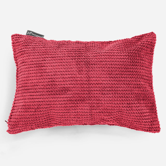 Fodera per Cuscino Rettangolare 35 x 50cm - Pompon Rosso pastello 01