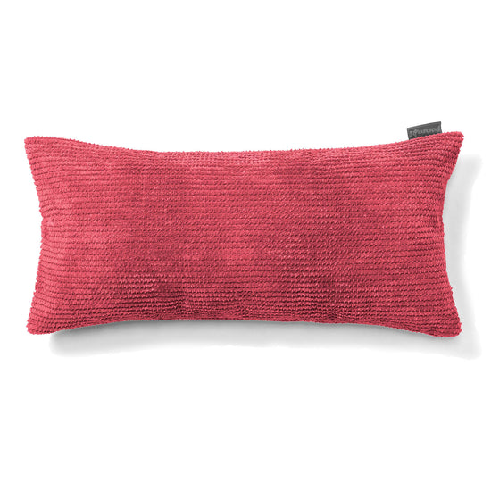 Fodera per Cuscino Rettangolare Gigante 40 x 70cm - Pompon Rosso pastello 01