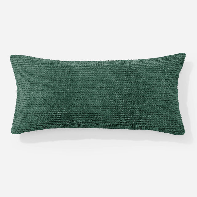 Fodera per Cuscino Rettangolare Gigante 40 x 70cm - Pompon Verde Muschio 01