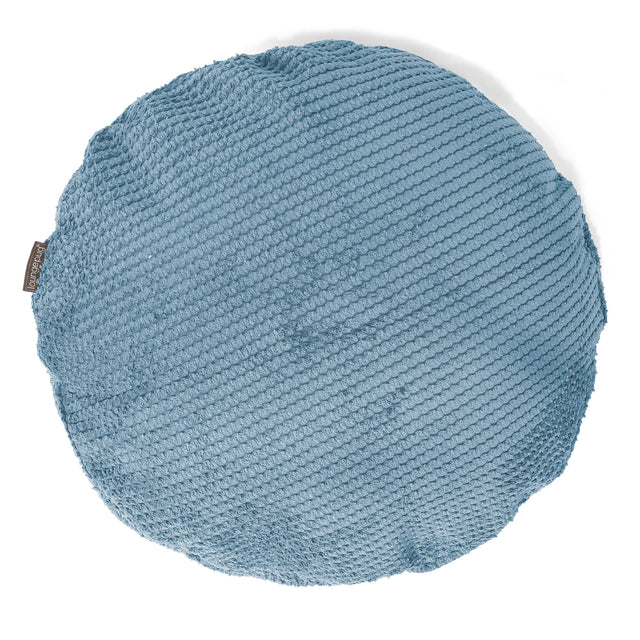 Fodera per Cuscino Rotondo 50cm - Pompon Cielo 01
