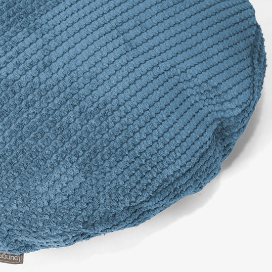 Fodera per Cuscino Rotondo 50cm - Pompon Cielo 02