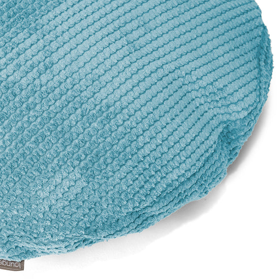 Fodera per Cuscino Rotondo 50cm - Pompon Egeo Blu 02