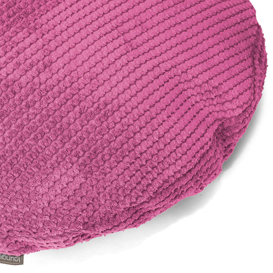 Fodera per Cuscino Rotondo 50cm - Pompon Rosa 02