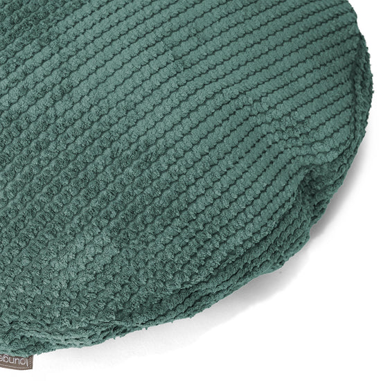 Fodera per Cuscino Rotondo 50cm - Pompon Verde Muschio 02