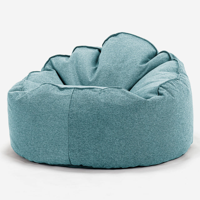 Poltrona Sacco 'Archi', Pouf Copertura di Ricambio - Tessuto in Lana Interalli 01
