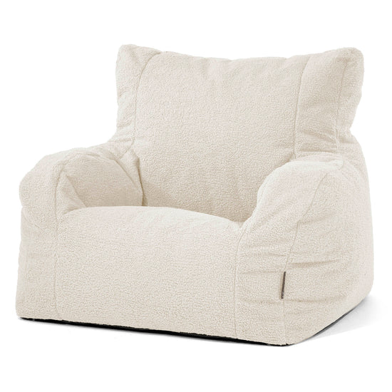 Josephine Poltrona Sacco, Pouf - Bouclé Avorio 01