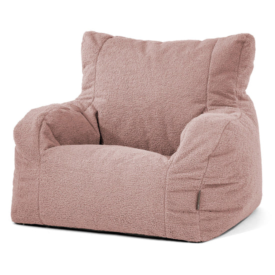 Josephine Poltrona Sacco, Pouf - Bouclé Rosa 01