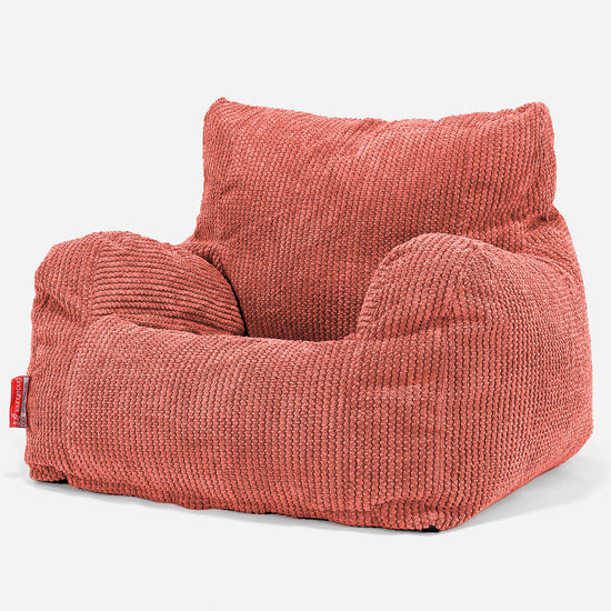 Josephine Poltrona Sacco, Pouf - Pompon Arancione Zucca 01