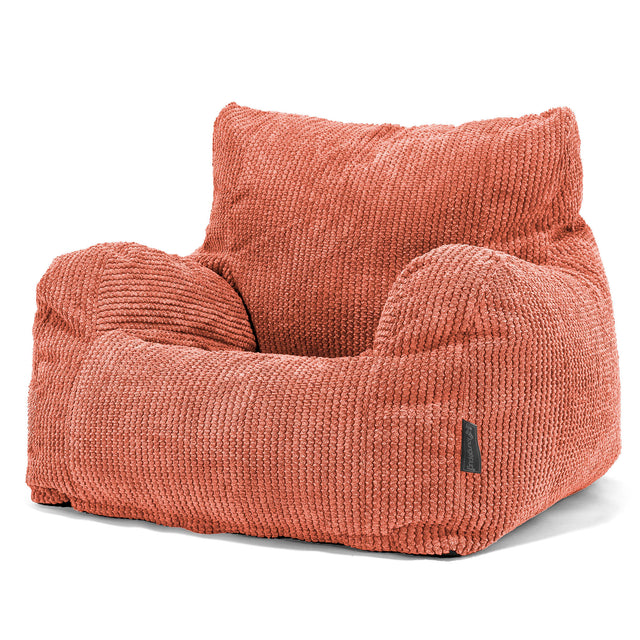 Josephine Poltrona Sacco, Pouf - Pompon Arancione Zucca 01
