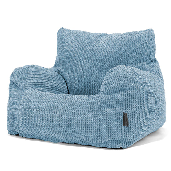 Josephine Poltrona Sacco, Pouf - Pompon Cielo 01