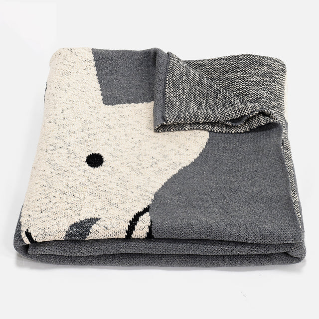 Coperta / Plaid - Lavorato a Maglia Unicorno Solista 03