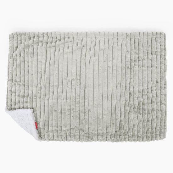 Plaid / Coperta Sherpa - Velluto Felpato Ultra Morbido Verde Salvia3