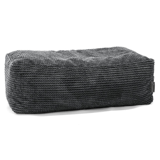 Poggiapiedi Grande - Pompon Nero 01