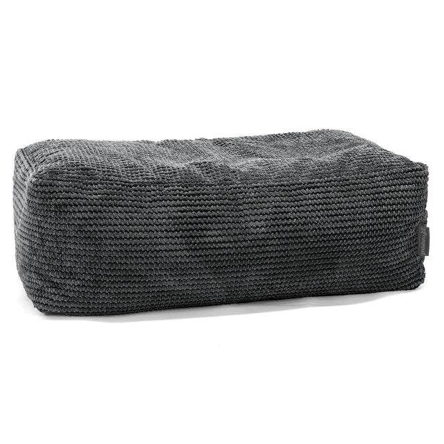 Poggiapiedi Grande - Pompon Nero 01