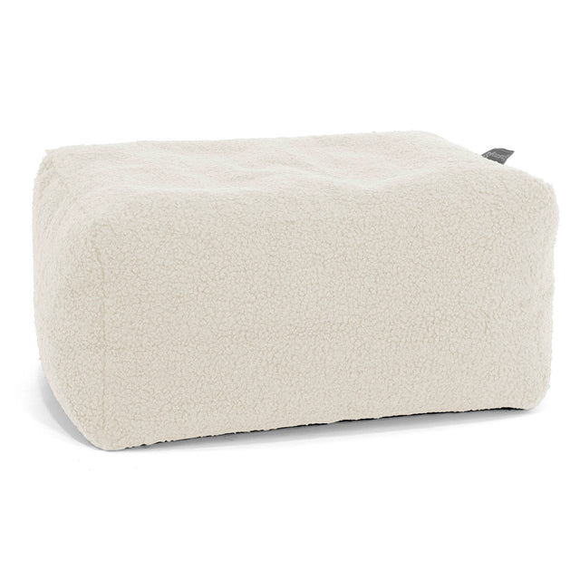 Poggiapiedi Piccolo - Bouclé Avorio1