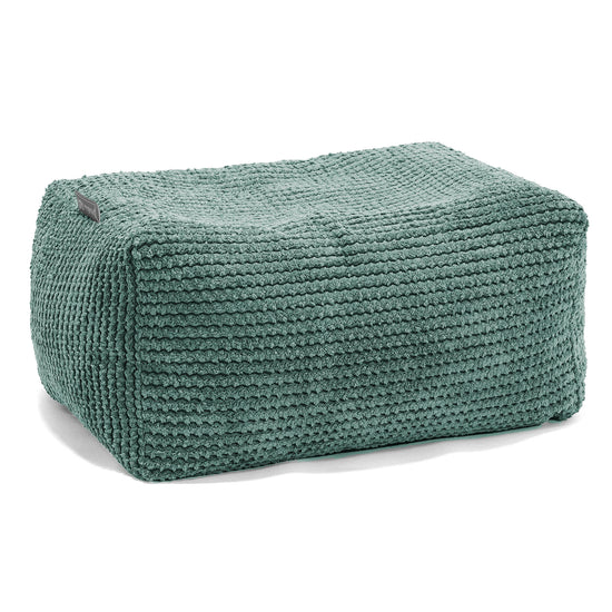 Poggiapiedi Piccolo - Pompon Verde Muschio 01