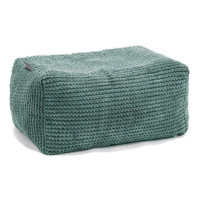 Poggiapiedi Piccolo - Pompon Verde Muschio 01