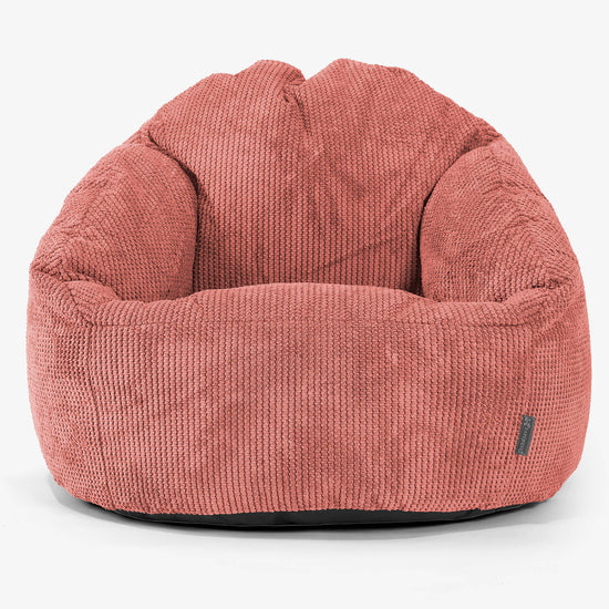 Poltrona a Sacco Bubble - Pompon Arancione Zucca 01
