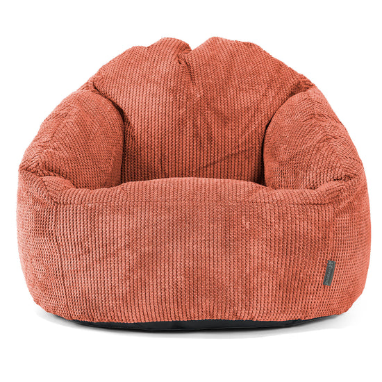 Poltrona a Sacco Bubble - Pompon Arancione Zucca 01