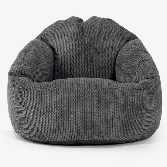 Poltrona a Sacco Bubble - Pompon Nero 01