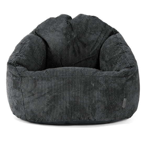 Poltrona a Sacco Bubble - Pompon Nero 01