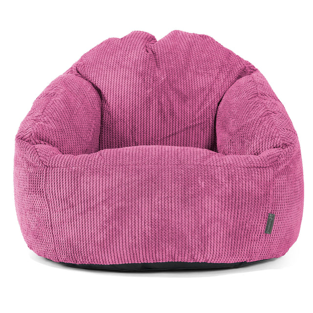 Poltrona a Sacco Bubble - Pompon Rosa 01