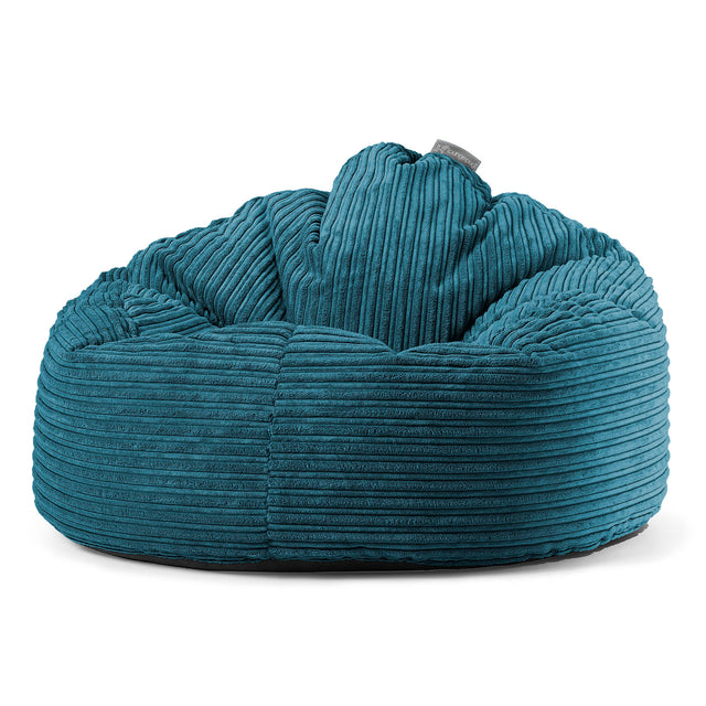 Poltrona Sacco 'Archi', Pouf - Velluto a Coste Tiglio 01